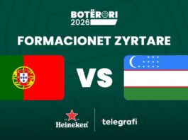 Formacionet zyrtare, Portugali – Uzbekistan: Ronaldo kërkon fitoren dhe golin e parë – Kampionet